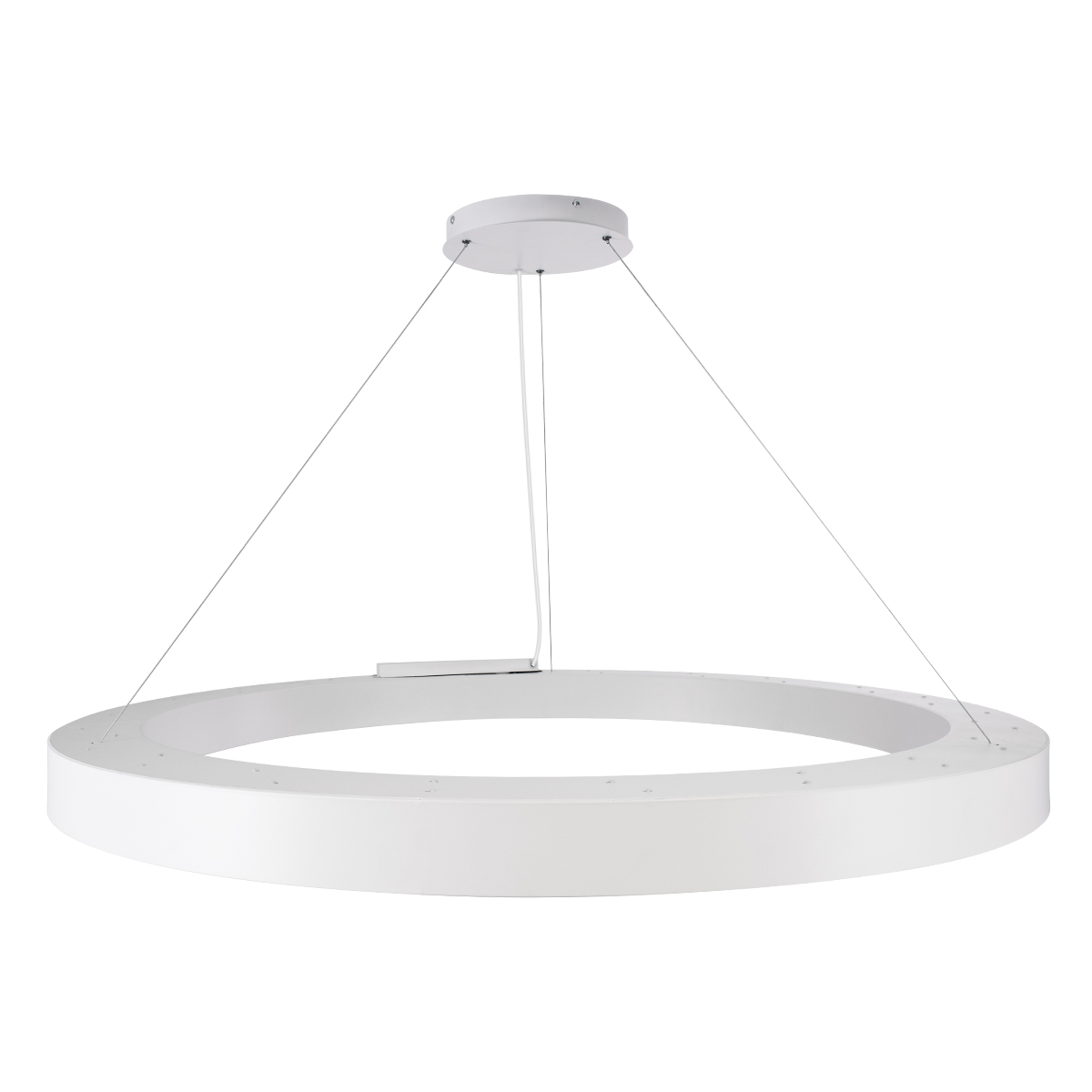 LEDTM® RA 61199 Μοντέρνο Κρεμαστό Φωτιστικό Οροφής LED 100W 11020lm 120° AC 220-240V IP20 Ρυθμιζόμενο Λευκό CCT με Χειριστήριο από 2700K έως 6000K Dimmable - Lumileds SMD Chip - Λευκό Ματ - Μ120 x Π120 x Υ8cm - 3 Χρόνια Εγγύηση - Image 5