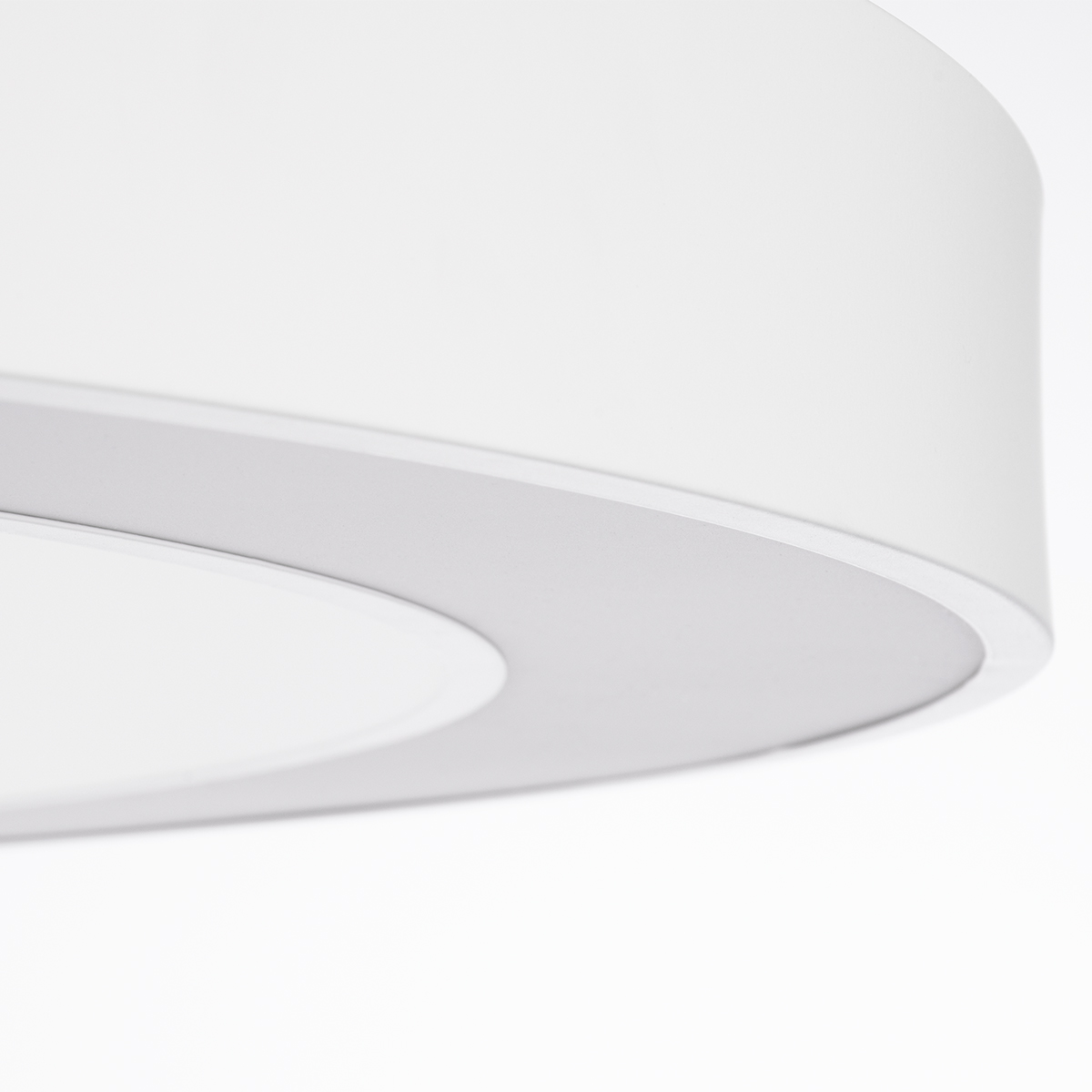 LEDTM® RA 61199 Μοντέρνο Κρεμαστό Φωτιστικό Οροφής LED 100W 11020lm 120° AC 220-240V IP20 Ρυθμιζόμενο Λευκό CCT με Χειριστήριο από 2700K έως 6000K Dimmable - Lumileds SMD Chip - Λευκό Ματ - Μ120 x Π120 x Υ8cm - 3 Χρόνια Εγγύηση - Image 6