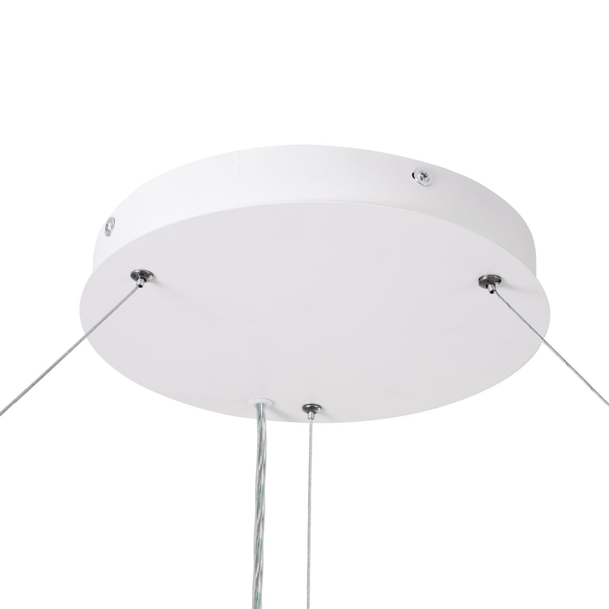 LEDTM® RA 61199 Μοντέρνο Κρεμαστό Φωτιστικό Οροφής LED 100W 11020lm 120° AC 220-240V IP20 Ρυθμιζόμενο Λευκό CCT με Χειριστήριο από 2700K έως 6000K Dimmable - Lumileds SMD Chip - Λευκό Ματ - Μ120 x Π120 x Υ8cm - 3 Χρόνια Εγγύηση - Image 7