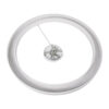 LEDTM® RA 61199 Μοντέρνο Κρεμαστό Φωτιστικό Οροφής LED 100W 11020lm 120° AC 220-240V IP20 Ρυθμιζόμενο Λευκό CCT με Χειριστήριο από 2700K έως 6000K Dimmable - Lumileds SMD Chip - Λευκό Ματ - Μ120 x Π120 x Υ8cm - 3 Χρόνια Εγγύηση - Image 8