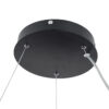 LEDTM® BURTON 61200 Μοντέρνο Κρεμαστό Φωτιστικό Οροφής LED 67W 7370lm 120° AC 220-240V IP20 Ρυθμιζόμενο Λευκό CCT με Χειριστήριο από 2700K έως 6000K Dimmable - Lumileds SMD Chip - Μαύρο Ματ - Μ40 x Π40 x Υ8cm - 3 Χρόνια Εγγύηση - Image 12