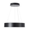 LEDTM® BURTON 61200 Μοντέρνο Κρεμαστό Φωτιστικό Οροφής LED 67W 7370lm 120° AC 220-240V IP20 Ρυθμιζόμενο Λευκό CCT με Χειριστήριο από 2700K έως 6000K Dimmable - Lumileds SMD Chip - Μαύρο Ματ - Μ40 x Π40 x Υ8cm - 3 Χρόνια Εγγύηση - Image 3