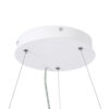 LEDTM® BURTON 61201 Μοντέρνο Κρεμαστό Φωτιστικό Οροφής LED 67W 7370lm 120° AC 220-240V IP20 Ρυθμιζόμενο Λευκό CCT με Χειριστήριο από 2700K έως 6000K Dimmable - Lumileds SMD Chip - Λευκό Ματ - Μ40 x Π40 x Υ8cm - 3 Χρόνια Εγγύηση - Image 12