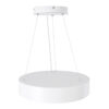 LEDTM® BURTON 61201 Μοντέρνο Κρεμαστό Φωτιστικό Οροφής LED 67W 7370lm 120° AC 220-240V IP20 Ρυθμιζόμενο Λευκό CCT με Χειριστήριο από 2700K έως 6000K Dimmable - Lumileds SMD Chip - Λευκό Ματ - Μ40 x Π40 x Υ8cm - 3 Χρόνια Εγγύηση - Image 4