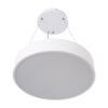 LEDTM® BURTON 61201 Μοντέρνο Κρεμαστό Φωτιστικό Οροφής LED 67W 7370lm 120° AC 220-240V IP20 Ρυθμιζόμενο Λευκό CCT με Χειριστήριο από 2700K έως 6000K Dimmable - Lumileds SMD Chip - Λευκό Ματ - Μ40 x Π40 x Υ8cm - 3 Χρόνια Εγγύηση - Image 5
