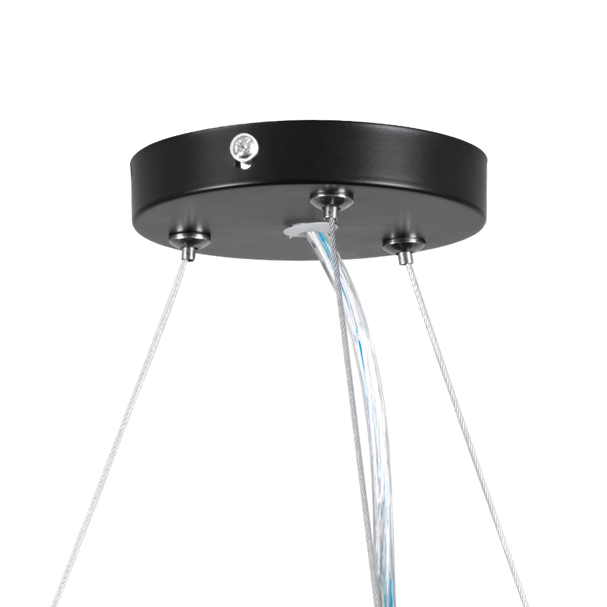 LEDTM® BURTON 61202 Μοντέρνο Κρεμαστό Φωτιστικό Οροφής LED 75W 8625lm 120° AC 220-240V IP20 Ρυθμιζόμενο Λευκό CCT με Χειριστήριο από 2700K έως 6000K Dimmable - Lumileds SMD Chip - Μαύρο Ματ - Μ60 x Π60 x Υ8cm - 3 Χρόνια Εγγύηση - Image 14
