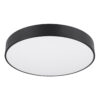 LEDTM® BURTON 61202-S Μοντέρνο Φωτιστικό Οροφής LED 75W 8625lm 120° AC 220-240V IP20 Ρυθμιζόμενο Λευκό CCT με Χειριστήριο από 2700K έως 6000K Dimmable - Lumileds SMD Chip - Μαύρο Ματ - Μ60 x Π60 x Υ8cm - 3 Χρόνια Εγγύηση - Image 3
