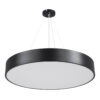 LEDTM® BURTON 61202-S Μοντέρνο Φωτιστικό Οροφής LED 75W 8625lm 120° AC 220-240V IP20 Ρυθμιζόμενο Λευκό CCT με Χειριστήριο από 2700K έως 6000K Dimmable - Lumileds SMD Chip - Μαύρο Ματ - Μ60 x Π60 x Υ8cm - 3 Χρόνια Εγγύηση - Image 8