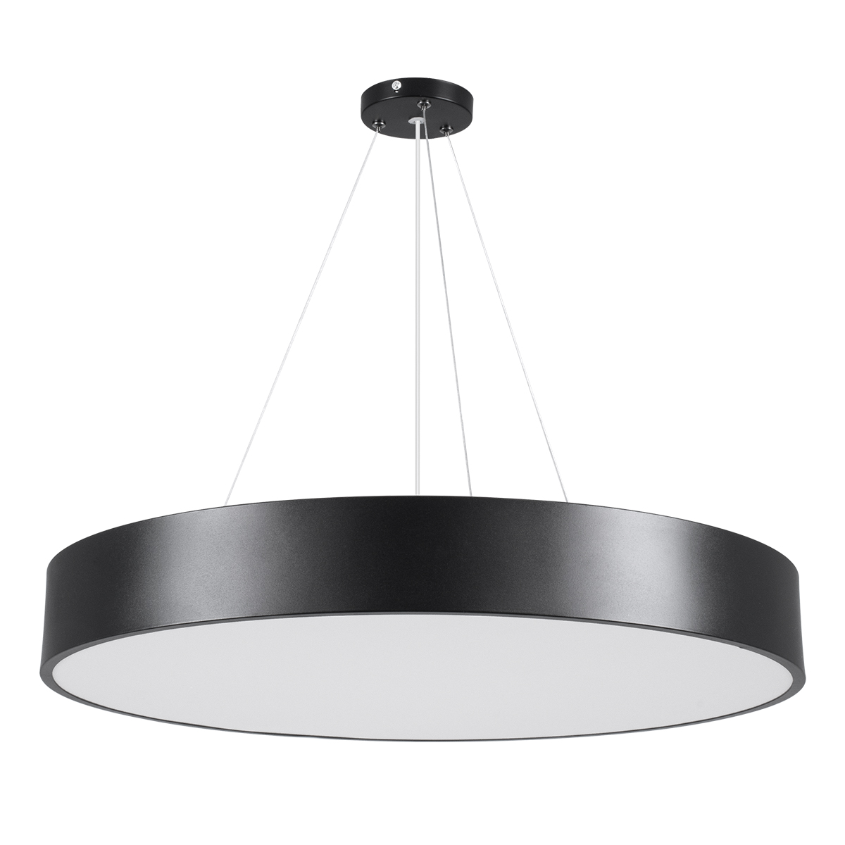 LEDTM® BURTON 61202-S Μοντέρνο Φωτιστικό Οροφής LED 75W 8625lm 120° AC 220-240V IP20 Ρυθμιζόμενο Λευκό CCT με Χειριστήριο από 2700K έως 6000K Dimmable - Lumileds SMD Chip - Μαύρο Ματ - Μ60 x Π60 x Υ8cm - 3 Χρόνια Εγγύηση - Image 9