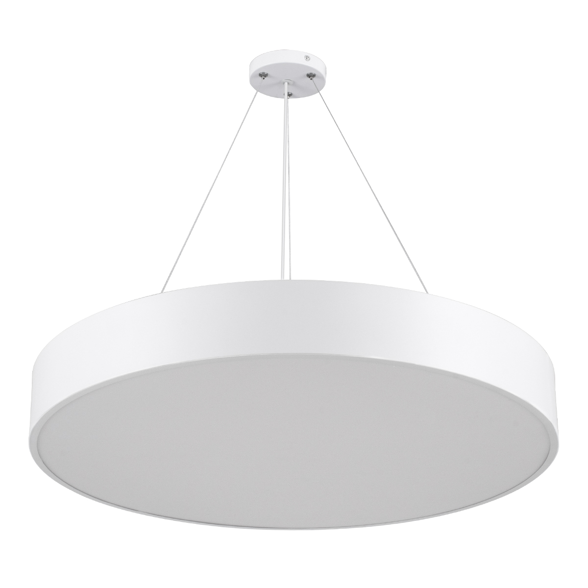 LEDTM® BURTON 61203-S Μοντέρνο Φωτιστικό Οροφής LED 75W 8625lm 120° AC 220-240V IP20 Ρυθμιζόμενο Λευκό CCT με Χειριστήριο από 2700K έως 6000K Dimmable - Lumileds SMD Chip - Λευκό Ματ - Μ60 x Π60 x Υ8cm - 3 Χρόνια Εγγύηση - Image 8