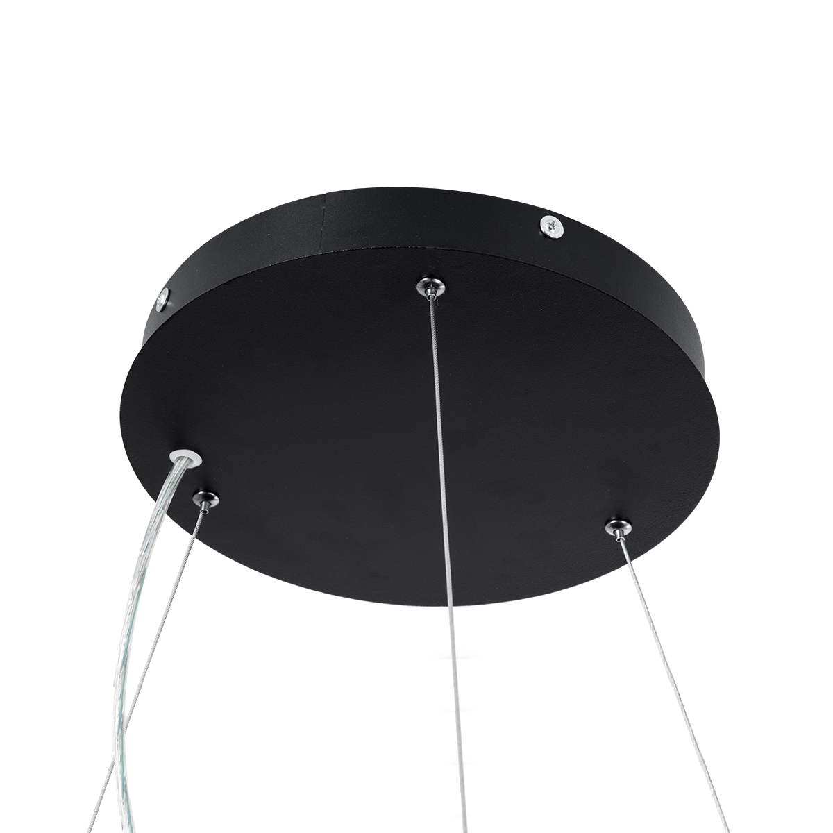 LEDTM® BURTON 61204 Μοντέρνο Κρεμαστό Φωτιστικό Οροφής LED 100W 10000lm 120° AC 220-240V IP20 Ρυθμιζόμενο Λευκό CCT με Χειριστήριο από 2700K έως 6000K Dimmable - Lumileds SMD Chip - Μαύρο Ματ - Μ80 x Π80 x Υ8cm - 3 Χρόνια Εγγύηση - Image 12