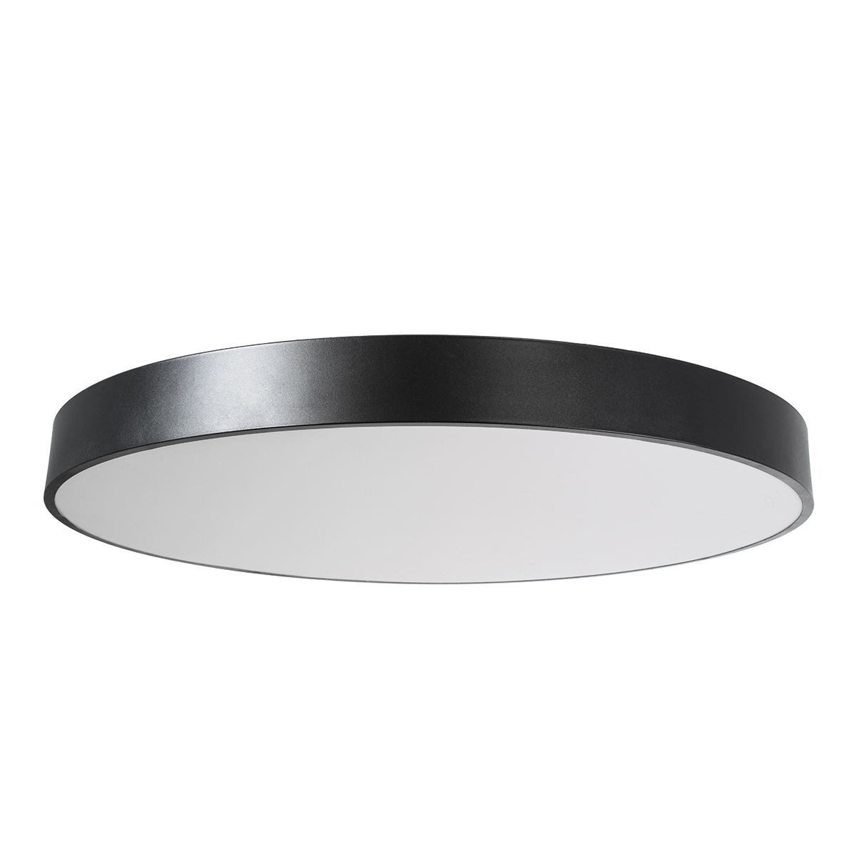 LEDTM® BURTON 61204-S Μοντέρνο Φωτιστικό Οροφής LED 100W 10000lm 120° AC 220-240V IP20 Ρυθμιζόμενο Λευκό CCT με Χειριστήριο από 2700K έως 6000K Dimmable - Lumileds SMD Chip - Μαύρο Ματ - Μ80 x Π80 x Υ8cm - 3 Χρόνια Εγγύηση - Image 6