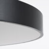 LEDTM® BURTON 61204-S Μοντέρνο Φωτιστικό Οροφής LED 100W 10000lm 120° AC 220-240V IP20 Ρυθμιζόμενο Λευκό CCT με Χειριστήριο από 2700K έως 6000K Dimmable - Lumileds SMD Chip - Μαύρο Ματ - Μ80 x Π80 x Υ8cm - 3 Χρόνια Εγγύηση - Image 7