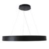 LEDTM® BURTON 61204-S Μοντέρνο Φωτιστικό Οροφής LED 100W 10000lm 120° AC 220-240V IP20 Ρυθμιζόμενο Λευκό CCT με Χειριστήριο από 2700K έως 6000K Dimmable - Lumileds SMD Chip - Μαύρο Ματ - Μ80 x Π80 x Υ8cm - 3 Χρόνια Εγγύηση - Image 9