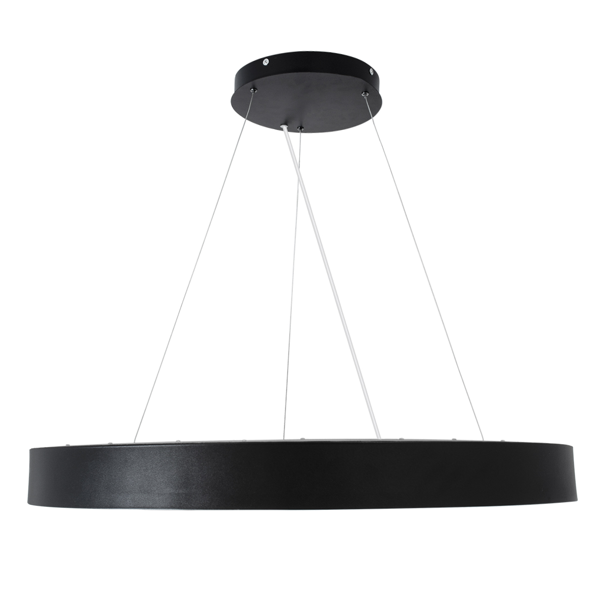 LEDTM® BURTON 61204-S Μοντέρνο Φωτιστικό Οροφής LED 100W 10000lm 120° AC 220-240V IP20 Ρυθμιζόμενο Λευκό CCT με Χειριστήριο από 2700K έως 6000K Dimmable - Lumileds SMD Chip - Μαύρο Ματ - Μ80 x Π80 x Υ8cm - 3 Χρόνια Εγγύηση - Image 9