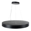 LEDTM® BURTON 61204-S Μοντέρνο Φωτιστικό Οροφής LED 100W 10000lm 120° AC 220-240V IP20 Ρυθμιζόμενο Λευκό CCT με Χειριστήριο από 2700K έως 6000K Dimmable - Lumileds SMD Chip - Μαύρο Ματ - Μ80 x Π80 x Υ8cm - 3 Χρόνια Εγγύηση - Image 10