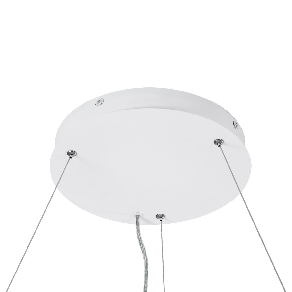 LEDTM® BURTON 61205 Μοντέρνο Κρεμαστό Φωτιστικό Οροφής LED 100W 10000lm 120° AC 220-240V IP20 Ρυθμιζόμενο Λευκό CCT με Χειριστήριο από 2700K έως 6000K Dimmable - Lumileds SMD Chip - Λευκό Ματ - Μ80 x Π80 x Υ8cm - 3 Χρόνια Εγγύηση - Image 12