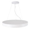 LEDTM® BURTON 61205 Μοντέρνο Κρεμαστό Φωτιστικό Οροφής LED 100W 10000lm 120° AC 220-240V IP20 Ρυθμιζόμενο Λευκό CCT με Χειριστήριο από 2700K έως 6000K Dimmable - Lumileds SMD Chip - Λευκό Ματ - Μ80 x Π80 x Υ8cm - 3 Χρόνια Εγγύηση - Image 4