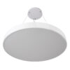 LEDTM® BURTON 61205 Μοντέρνο Κρεμαστό Φωτιστικό Οροφής LED 100W 10000lm 120° AC 220-240V IP20 Ρυθμιζόμενο Λευκό CCT με Χειριστήριο από 2700K έως 6000K Dimmable - Lumileds SMD Chip - Λευκό Ματ - Μ80 x Π80 x Υ8cm - 3 Χρόνια Εγγύηση - Image 5