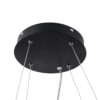 LEDTM® KAMALA 61206-P Μοντέρνο Κρεμαστό Φωτιστικό Οροφής LED 67W 7705lm 120° AC 220-240V IP20 Ρυθμιζόμενο Λευκό CCT με Χειριστήριο από 2700K έως 6000K Dimmable - Lumileds SMD Chip - Μαύρο Ματ - Μ40 x Π40 x Υ8cm - 3 Χρόνια Εγγύηση - Image 15