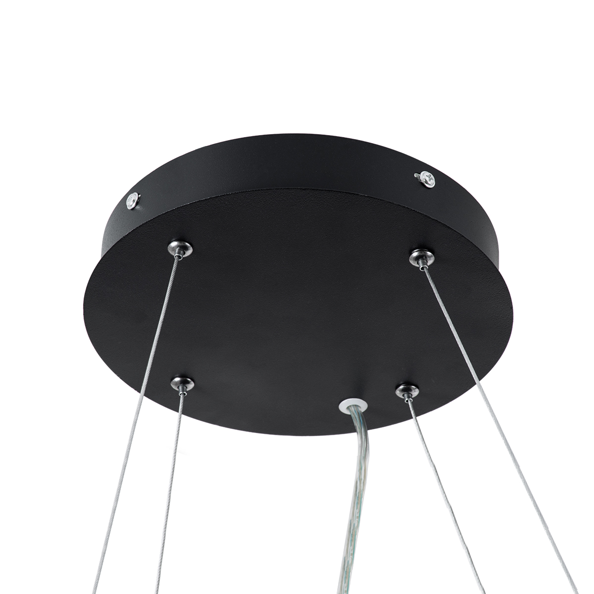 LEDTM® KAMALA 61206-P Μοντέρνο Κρεμαστό Φωτιστικό Οροφής LED 67W 7705lm 120° AC 220-240V IP20 Ρυθμιζόμενο Λευκό CCT με Χειριστήριο από 2700K έως 6000K Dimmable - Lumileds SMD Chip - Μαύρο Ματ - Μ40 x Π40 x Υ8cm - 3 Χρόνια Εγγύηση - Image 15