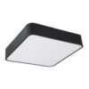 LEDTM® KAMALA 61206-S Μοντέρνο Φωτιστικό Οροφής LED 67W 7705lm 120° AC 220-240V IP20 Ρυθμιζόμενο Λευκό CCT με Χειριστήριο από 2700K έως 6000K Dimmable - Lumileds SMD Chip - Μαύρο Ματ - Μ40 x Π40 x Υ8cm - 3 Χρόνια Εγγύηση - Image 3