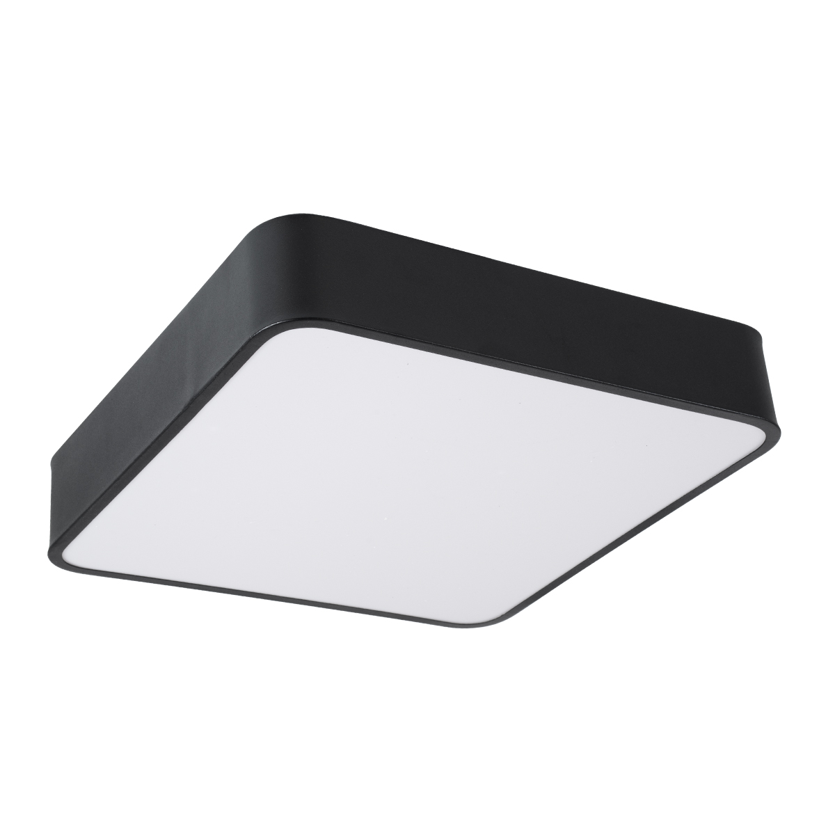 LEDTM® KAMALA 61206-S Μοντέρνο Φωτιστικό Οροφής LED 67W 7705lm 120° AC 220-240V IP20 Ρυθμιζόμενο Λευκό CCT με Χειριστήριο από 2700K έως 6000K Dimmable - Lumileds SMD Chip - Μαύρο Ματ - Μ40 x Π40 x Υ8cm - 3 Χρόνια Εγγύηση - Image 3