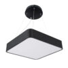 LEDTM® KAMALA 61206-S Μοντέρνο Φωτιστικό Οροφής LED 67W 7705lm 120° AC 220-240V IP20 Ρυθμιζόμενο Λευκό CCT με Χειριστήριο από 2700K έως 6000K Dimmable - Lumileds SMD Chip - Μαύρο Ματ - Μ40 x Π40 x Υ8cm - 3 Χρόνια Εγγύηση - Image 8