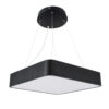 LEDTM® KAMALA 61206-S Μοντέρνο Φωτιστικό Οροφής LED 67W 7705lm 120° AC 220-240V IP20 Ρυθμιζόμενο Λευκό CCT με Χειριστήριο από 2700K έως 6000K Dimmable - Lumileds SMD Chip - Μαύρο Ματ - Μ40 x Π40 x Υ8cm - 3 Χρόνια Εγγύηση - Image 9