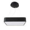 LEDTM® KAMALA 61206-S Μοντέρνο Φωτιστικό Οροφής LED 67W 7705lm 120° AC 220-240V IP20 Ρυθμιζόμενο Λευκό CCT με Χειριστήριο από 2700K έως 6000K Dimmable - Lumileds SMD Chip - Μαύρο Ματ - Μ40 x Π40 x Υ8cm - 3 Χρόνια Εγγύηση - Image 10