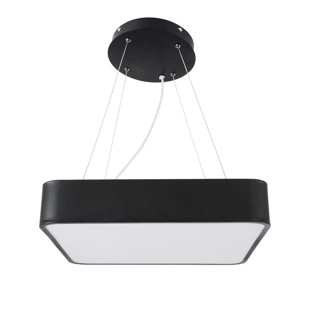 LEDTM® KAMALA 61206-S Μοντέρνο Φωτιστικό Οροφής LED 67W 7705lm 120° AC 220-240V IP20 Ρυθμιζόμενο Λευκό CCT με Χειριστήριο από 2700K έως 6000K Dimmable - Lumileds SMD Chip - Μαύρο Ματ - Μ40 x Π40 x Υ8cm - 3 Χρόνια Εγγύηση - Image 10