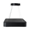 LEDTM® KAMALA 61206-P Μοντέρνο Κρεμαστό Φωτιστικό Οροφής LED 67W 7705lm 120° AC 220-240V IP20 Ρυθμιζόμενο Λευκό CCT με Χειριστήριο από 2700K έως 6000K Dimmable - Lumileds SMD Chip - Μαύρο Ματ - Μ40 x Π40 x Υ8cm - 3 Χρόνια Εγγύηση - Image 7