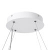 LEDTM® KAMALA 61207 Μοντέρνο Κρεμαστό Φωτιστικό Οροφής LED 67W 7370lm 120° AC 220-240V IP20 Ρυθμιζόμενο Λευκό CCT με Χειριστήριο από 2700K έως 6000K Dimmable - Lumileds SMD Chip - Λευκό Ματ - Μ40 x Π40 x Υ8cm - 3 Χρόνια Εγγύηση - Image 14