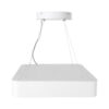 LEDTM® KAMALA 61207-S Μοντέρνο Φωτιστικό Οροφής LED 67W 7370lm 120° AC 220-240V IP20 Ρυθμιζόμενο Λευκό CCT με Χειριστήριο από 2700K έως 6000K Dimmable - Lumileds SMD Chip - Λευκό Ματ - Μ40 x Π40 x Υ8cm - 3 Χρόνια Εγγύηση - Image 12