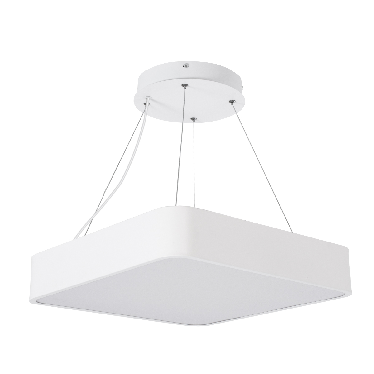 LEDTM® KAMALA 61207-S Μοντέρνο Φωτιστικό Οροφής LED 67W 7370lm 120° AC 220-240V IP20 Ρυθμιζόμενο Λευκό CCT με Χειριστήριο από 2700K έως 6000K Dimmable - Lumileds SMD Chip - Λευκό Ματ - Μ40 x Π40 x Υ8cm - 3 Χρόνια Εγγύηση - Image 9