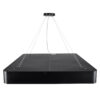 LEDTM® KAMALA 61208-S Μοντέρνο Φωτιστικό Οροφής LED 75W 8625lm 120° AC 220-240V IP20 Ρυθμιζόμενο Λευκό CCT με Χειριστήριο από 2700K έως 6000K Dimmable - Lumileds SMD Chip - Μαύρο Ματ - Μ60 x Π60 x Υ8cm - 3 Χρόνια Εγγύηση - Image 12