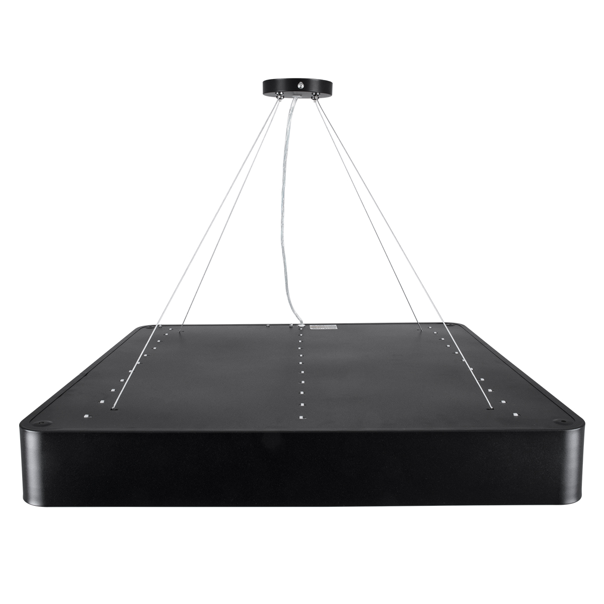 LEDTM® KAMALA 61208-S Μοντέρνο Φωτιστικό Οροφής LED 75W 8625lm 120° AC 220-240V IP20 Ρυθμιζόμενο Λευκό CCT με Χειριστήριο από 2700K έως 6000K Dimmable - Lumileds SMD Chip - Μαύρο Ματ - Μ60 x Π60 x Υ8cm - 3 Χρόνια Εγγύηση - Image 12