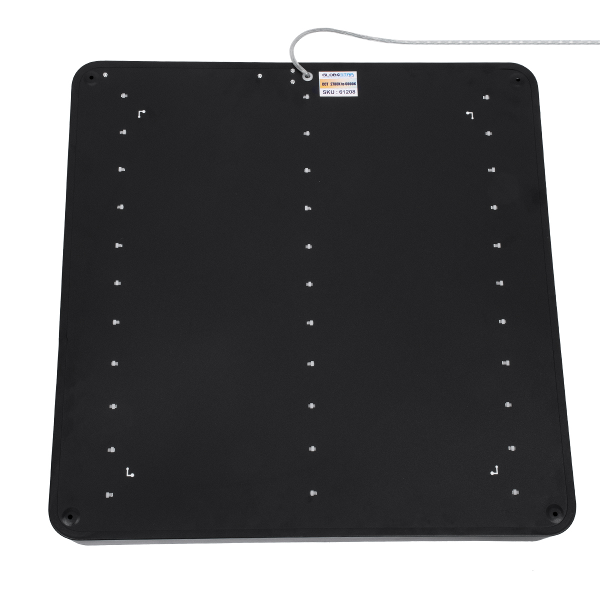 LEDTM® KAMALA 61208-S Μοντέρνο Φωτιστικό Οροφής LED 75W 8625lm 120° AC 220-240V IP20 Ρυθμιζόμενο Λευκό CCT με Χειριστήριο από 2700K έως 6000K Dimmable - Lumileds SMD Chip - Μαύρο Ματ - Μ60 x Π60 x Υ8cm - 3 Χρόνια Εγγύηση - Image 15