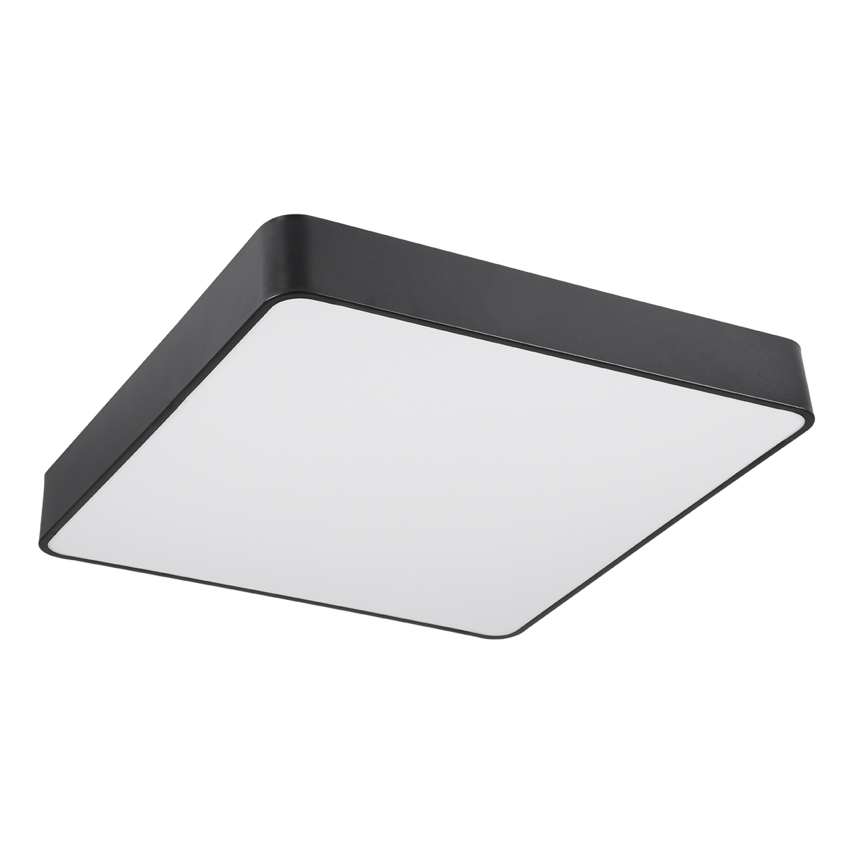 LEDTM® KAMALA 61208-S Μοντέρνο Φωτιστικό Οροφής LED 75W 8625lm 120° AC 220-240V IP20 Ρυθμιζόμενο Λευκό CCT με Χειριστήριο από 2700K έως 6000K Dimmable - Lumileds SMD Chip - Μαύρο Ματ - Μ60 x Π60 x Υ8cm - 3 Χρόνια Εγγύηση - Image 3