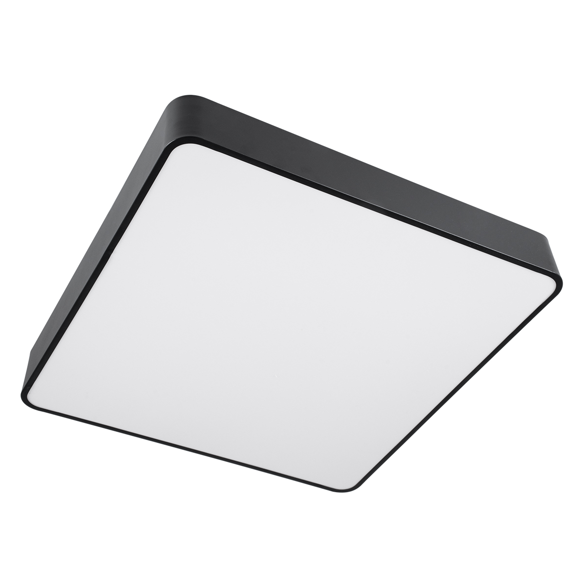 LEDTM® KAMALA 61208-S Μοντέρνο Φωτιστικό Οροφής LED 75W 8625lm 120° AC 220-240V IP20 Ρυθμιζόμενο Λευκό CCT με Χειριστήριο από 2700K έως 6000K Dimmable - Lumileds SMD Chip - Μαύρο Ματ - Μ60 x Π60 x Υ8cm - 3 Χρόνια Εγγύηση - Image 4
