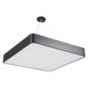 LEDTM® KAMALA 61208-S Μοντέρνο Φωτιστικό Οροφής LED 75W 8625lm 120° AC 220-240V IP20 Ρυθμιζόμενο Λευκό CCT με Χειριστήριο από 2700K έως 6000K Dimmable - Lumileds SMD Chip - Μαύρο Ματ - Μ60 x Π60 x Υ8cm - 3 Χρόνια Εγγύηση - Image 8