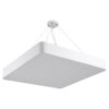 LEDTM® KAMALA 61209 Μοντέρνο Κρεμαστό Φωτιστικό Οροφής LED 75W 8625lm 120° AC 220-240V IP20 Ρυθμιζόμενο Λευκό CCT με Χειριστήριο από 2700K έως 6000K Dimmable - Lumileds SMD Chip - Λευκό Ματ - Μ60 x Π60 x Υ8cm - 3 Χρόνια Εγγύηση - Image 2