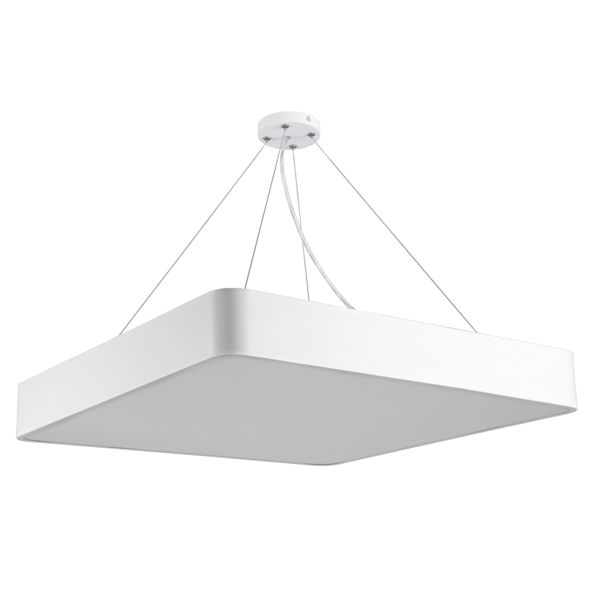 LEDTM® KAMALA 61209-S Μοντέρνο Φωτιστικό Οροφής LED 75W 8625lm 120° AC 220-240V IP20 Ρυθμιζόμενο Λευκό CCT με Χειριστήριο από 2700K έως 6000K Dimmable - Lumileds SMD Chip - Λευκό Ματ - Μ60 x Π60 x Υ8cm - 3 Χρόνια Εγγύηση - Image 9
