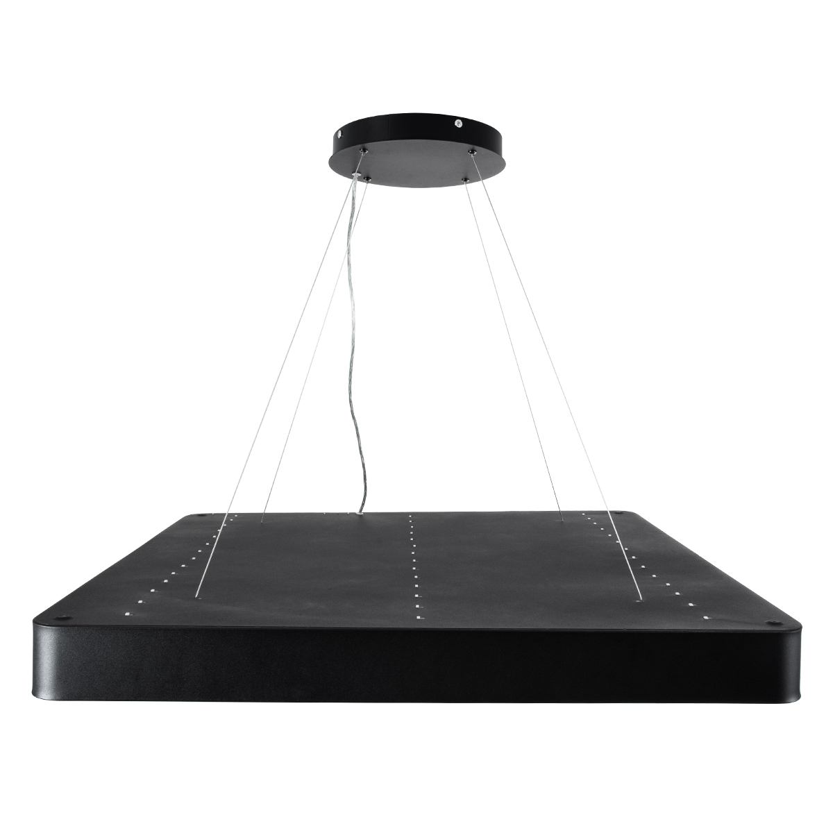 LEDTM® KAMALA 61210-S Μοντέρνο Φωτιστικό Οροφής LED 100W 10000lm 120° AC 220-240V IP20 Ρυθμιζόμενο Λευκό CCT με Χειριστήριο από 2700K έως 6000K Dimmable - Lumileds SMD Chip - Μαύρο Ματ - Μ80 x Π80 x Υ8cm - 3 Χρόνια Εγγύηση - Image 12