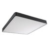 LEDTM® KAMALA 61210-S Μοντέρνο Φωτιστικό Οροφής LED 100W 10000lm 120° AC 220-240V IP20 Ρυθμιζόμενο Λευκό CCT με Χειριστήριο από 2700K έως 6000K Dimmable - Lumileds SMD Chip - Μαύρο Ματ - Μ80 x Π80 x Υ8cm - 3 Χρόνια Εγγύηση - Image 3