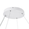 LEDTM® KAMALA 61211-P Μοντέρνο Κρεμαστό Φωτιστικό Οροφής LED 100W 11020lm 120° AC 220-240V IP20 Ρυθμιζόμενο Λευκό CCT με Χειριστήριο από 2700K έως 6000K Dimmable - Lumileds SMD Chip - Λευκό Ματ - Μ80 x Π80 x Υ8cm - 3 Χρόνια Εγγύηση - Image 15