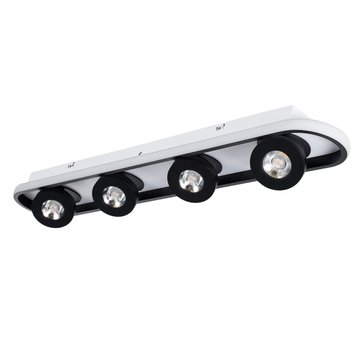 LEDTM® NESPO 61214 Μοντέρνο Φωτιστικό Οροφής LED 48W 5376lm 360° & 45° AC 220-240V IP20 Ρυθμιζόμενο Λευκό CCT με On/Off 2700K/4500K/6000K - Lumileds SMD Chip - Μαύρο Ματ - Μ80 x Π13 x Υ6.5cm - 3 Χρόνια Εγγύηση - Image 3