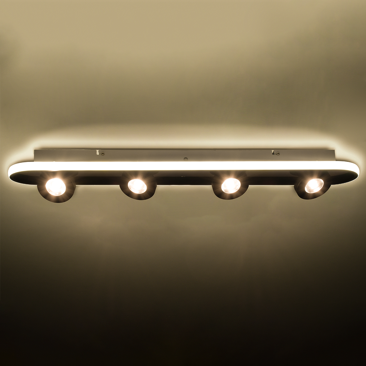 LEDTM® NESPO 61215 Μοντέρνο Φωτιστικό Οροφής LED 48W 5376lm 360° & 45° AC 220-240V IP20 Ρυθμιζόμενο Λευκό CCT με On/Off 2700K/4500K/6000K - Lumileds SMD Chip - Λευκό Ματ - Μ80 x Π13 x Υ6.5cm - 3 Χρόνια Εγγύηση - Image 12