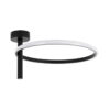 LEDTM® VERONA 61220 Μοντέρνο Φωτιστικό Οροφής LED 24W 2688lm 360° AC 220-240V IP20 Ρυθμιζόμενο Λευκό CCT με On/Off 2700K/4500K/6000K - Lumileds SMD Chip - Μαύρο Ματ - Μ40 x Π40 x Υ23cm - 3 Χρόνια Εγγύηση - Image 3