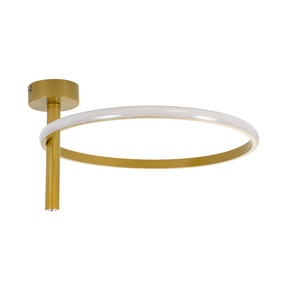 LEDTM® VERONA 61222 Μοντέρνο Φωτιστικό Οροφής LED 24W 2688lm 360° AC 220-240V IP20 Ρυθμιζόμενο Λευκό CCT με On/Off 2700K/4500K/6000K - Lumileds SMD Chip - Χρυσό - Μ40 x Π40 x Υ23cm - 3 Χρόνια Εγγύηση - Image 3